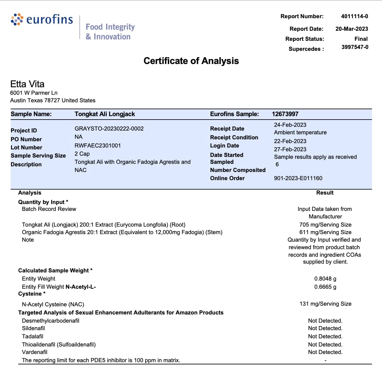 Tongkat Ali with Fadogia Agrestis and NAC (N-Acetyl Cysteine)
