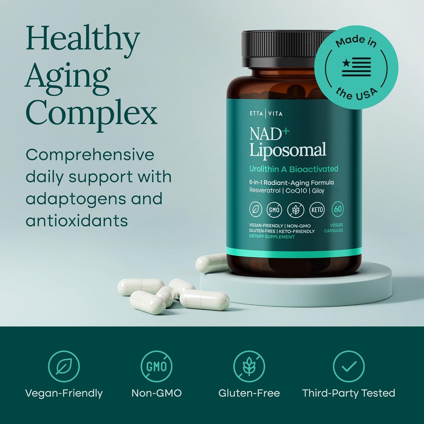 NAD+ Liposomal (NMN Alternative)