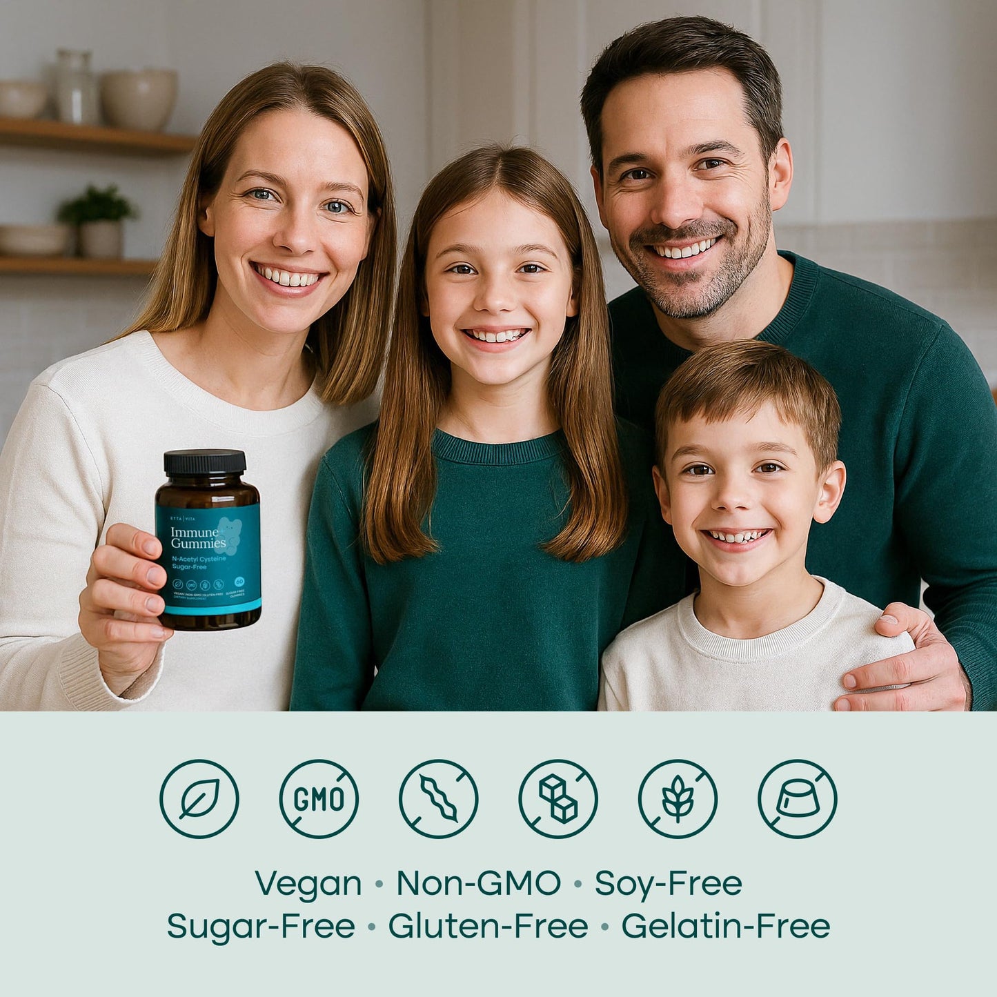 Sugar-Free NAC Gummies (N-Acetyl Cysteine Supplement)