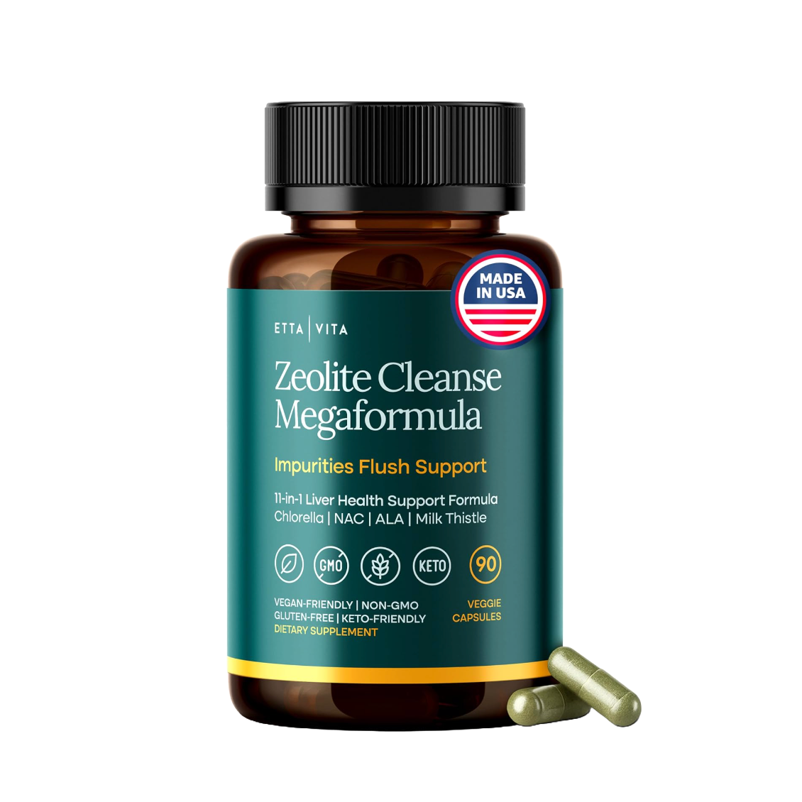 Liver Cleanse Detox & Repair – 11-in-1 Formula for Heavy Metal Detox, Gut Health & Natural Energy Support