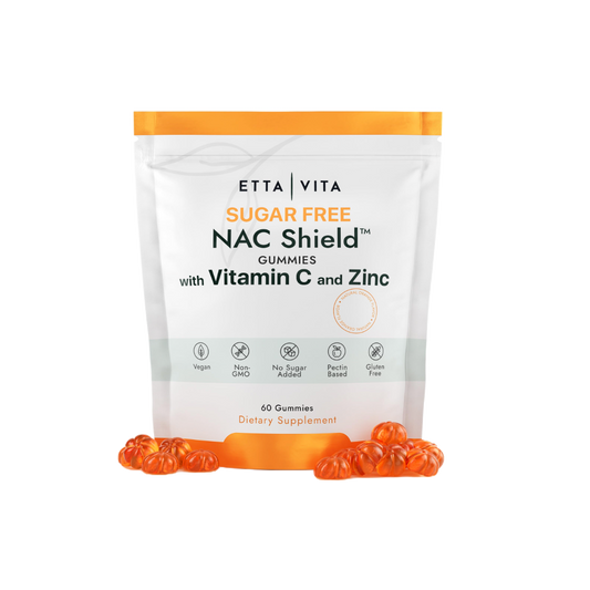 Sugar-Free Gummies - NAC Shield (Immune Support Complex) N-Acetyl Cysteine, Vitamin C & Zinc