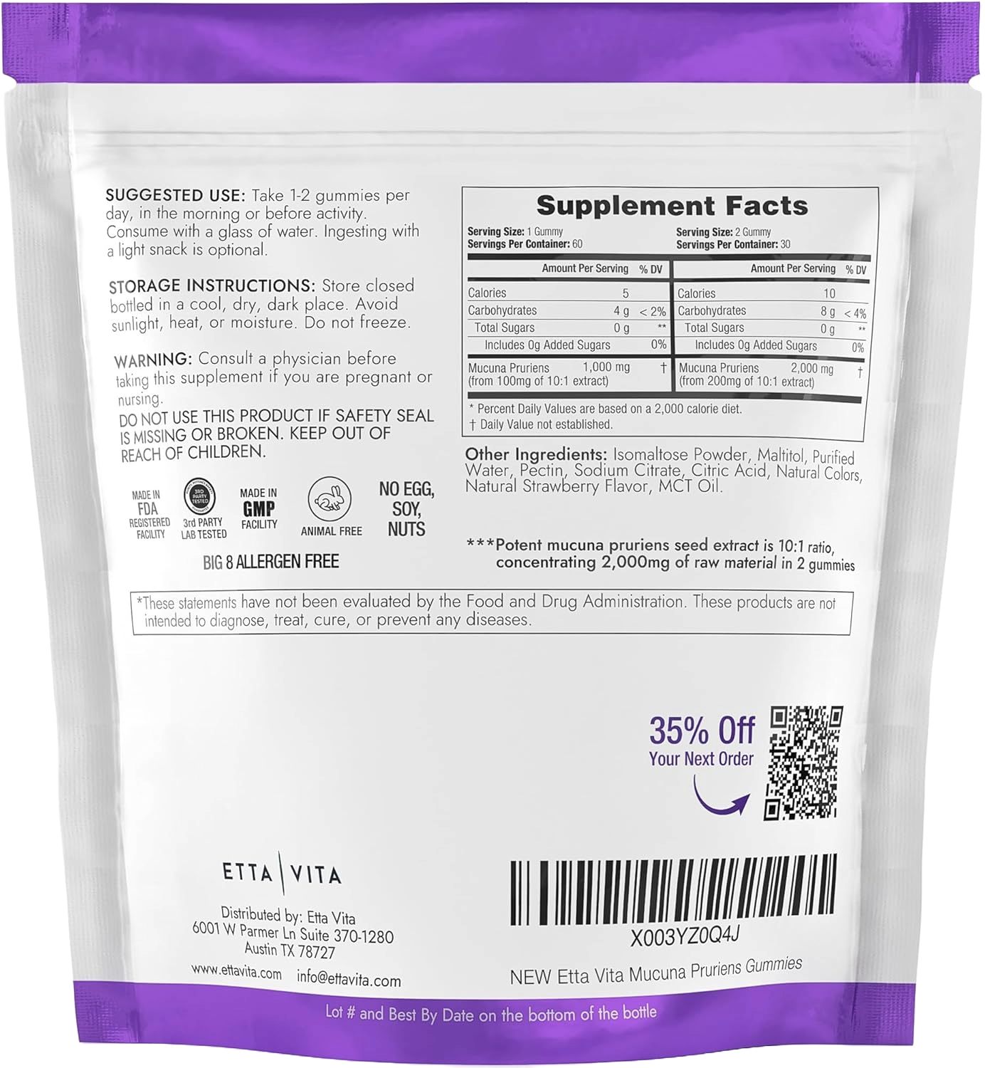 Sugar-Free Mood Support Gummies - Natural Wellness Supplement