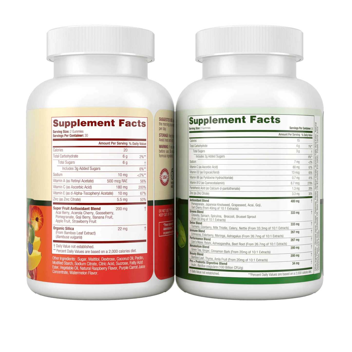 Fruits and Veggies Gummies Supplement