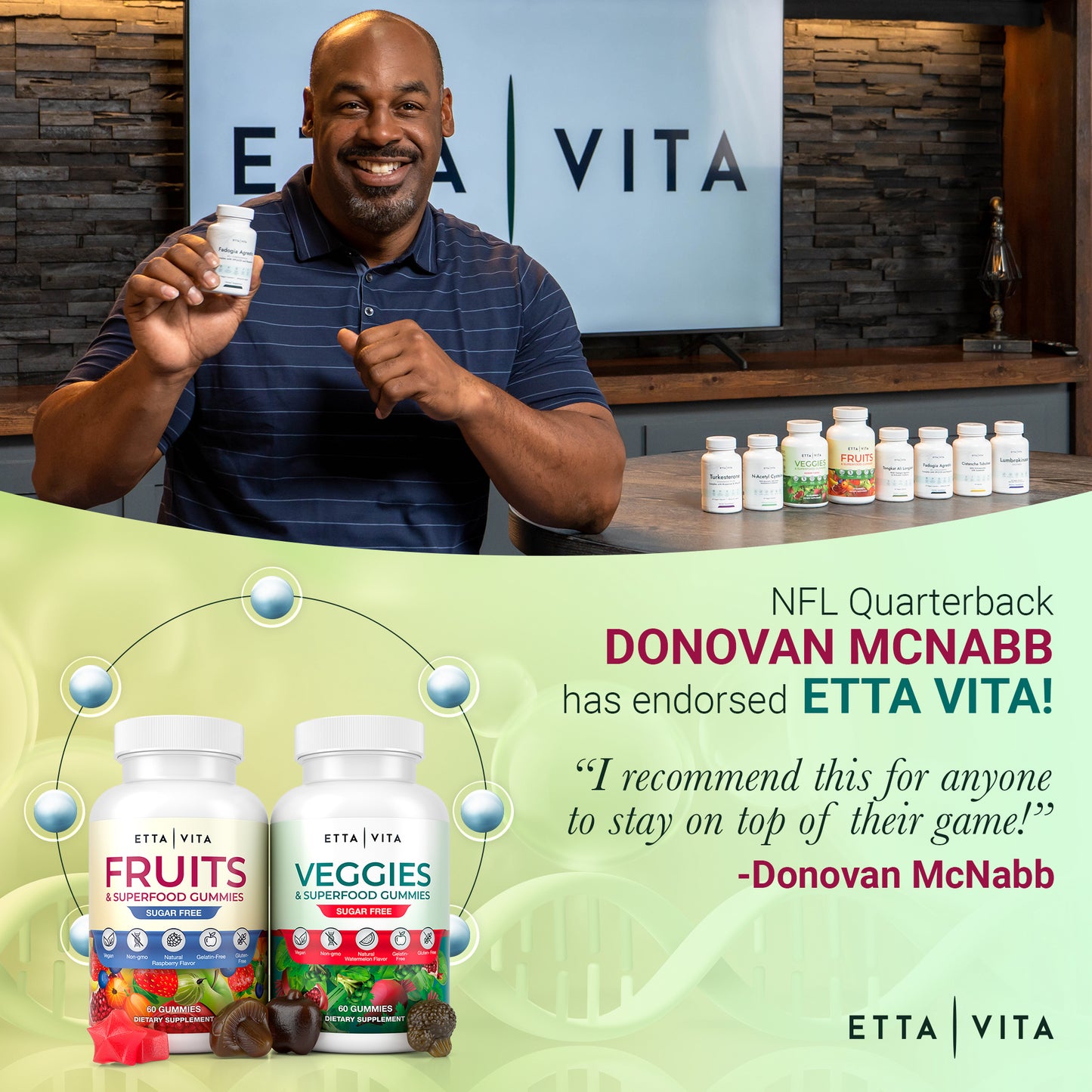 Sugar-Free Fruits and Veggies Gummies Supplement