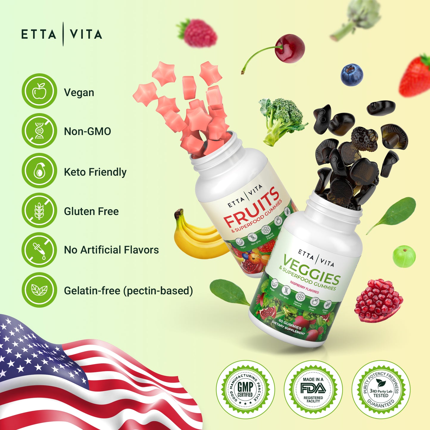 Fruits and Veggies Gummies Supplement