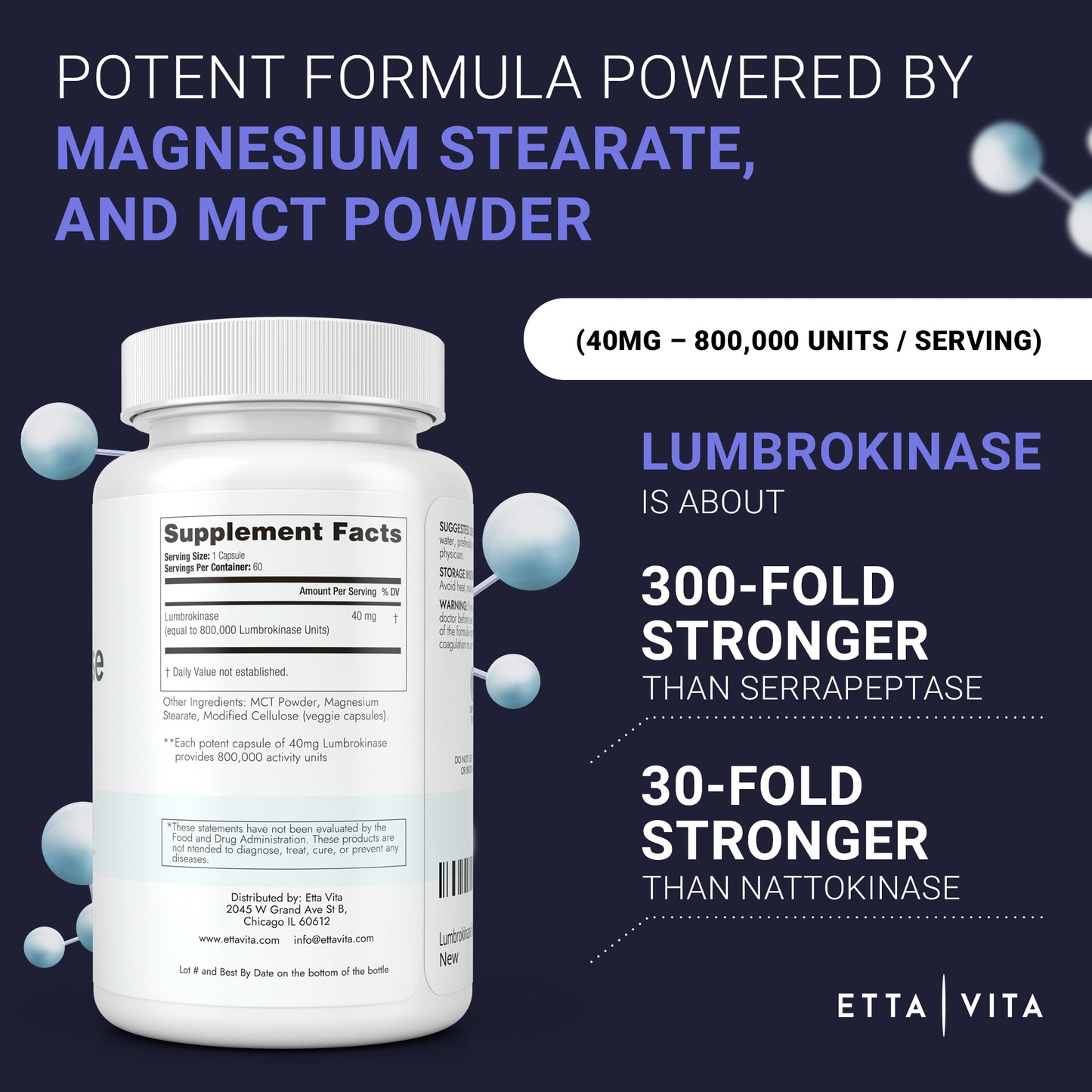 Lumbrokinase Digestive Enzymes for Blood Clots, Gut Cleanse, and Heart Health