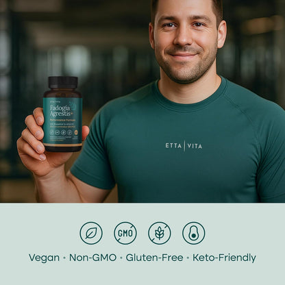 Organic Fadogia Agrestis 600mg for Natural Test Support