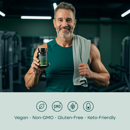 Testosterone Booster for Men with Tongkat Ali & Fadogia Agrestis [200:1 Longjack] - Lean Muscle Recovery for Men and Women, Hormonal Balance with NAC Liver Support, Detox & Cleanse, 60ct (Made in USA)