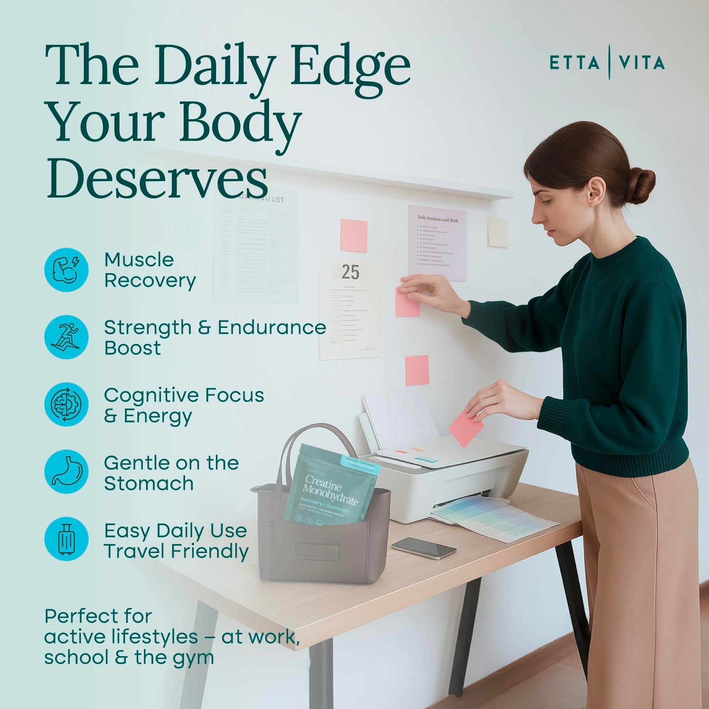 Sugar-Free Creatine Monohydrate Gummies (5g Per Packet)