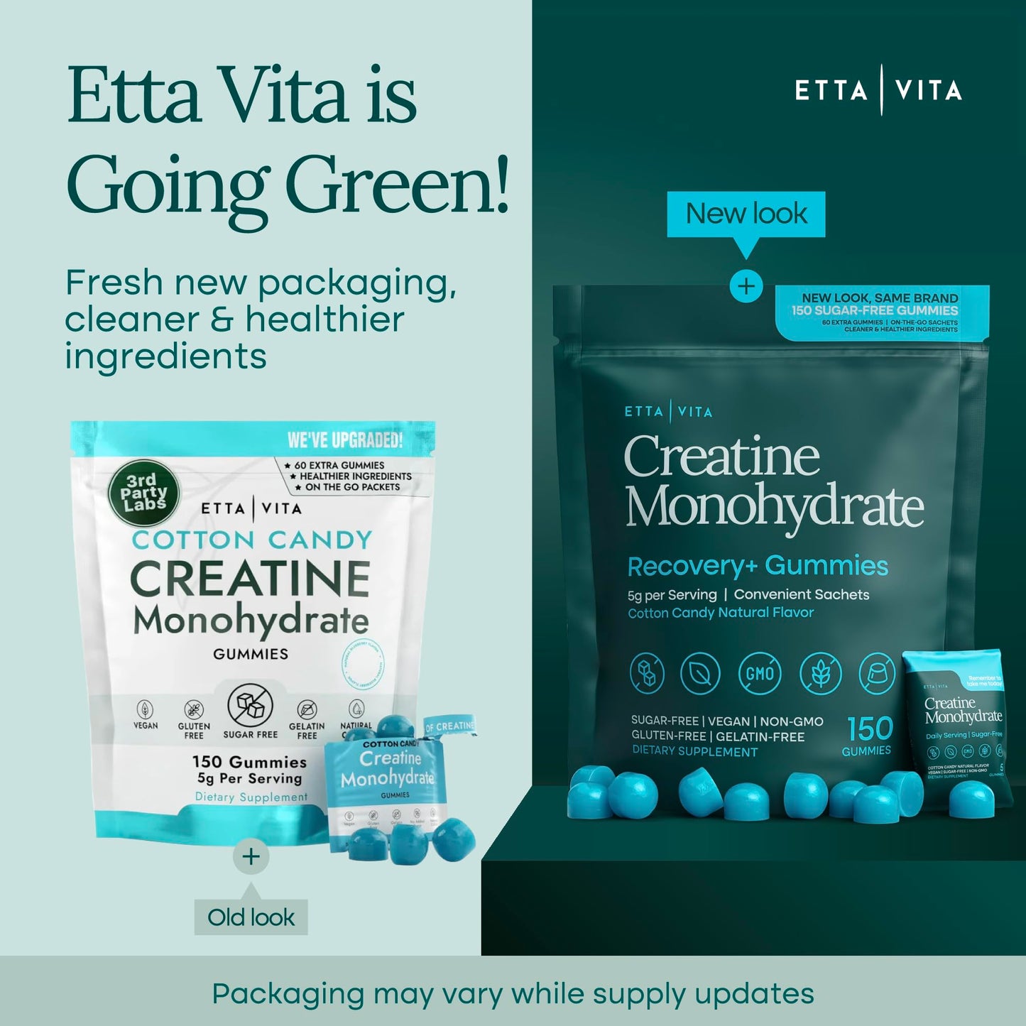 Sugar-Free Creatine Monohydrate Gummies (5g Per Packet)