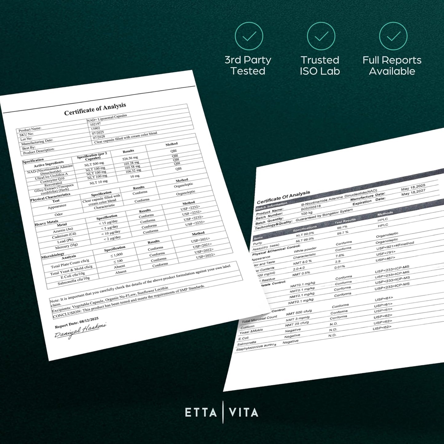 Liposomal NAD+ Supplement - Resveratrol, Urolithin A, CoQ10 & Muira Puama