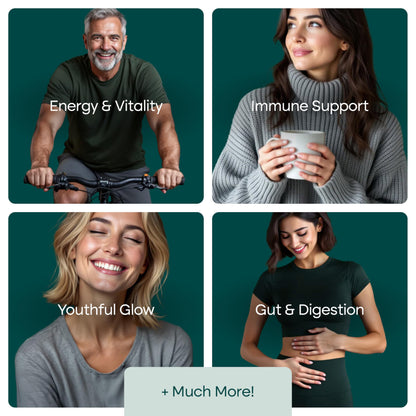 180 Potent Fruits and Vegetable Caps for Energy Boost & Daily Fruit and Vegetable Vitamins