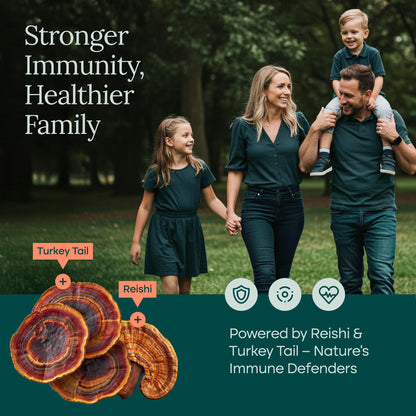 USDA Organic Lions Mane Supplement Capsules with Ashwagandha, Chaga, Reishi, Cordyceps, Turkey Tail