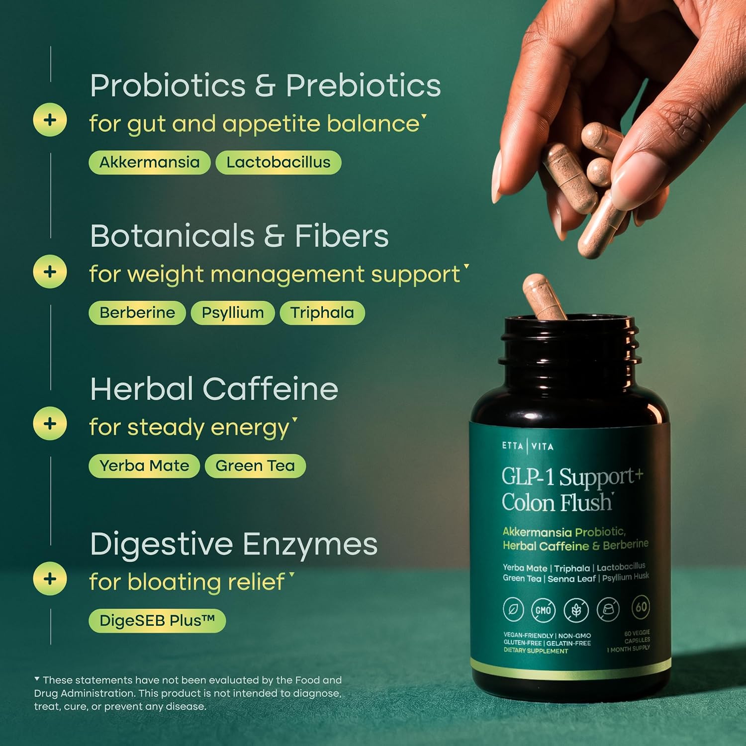 glp 1 caffeine GLP-1 Supplement | Booster Drink Mix to Control Appetite and Cravings | Great Tasting Metabolic Support Free Energy Can I Drink Coffee on