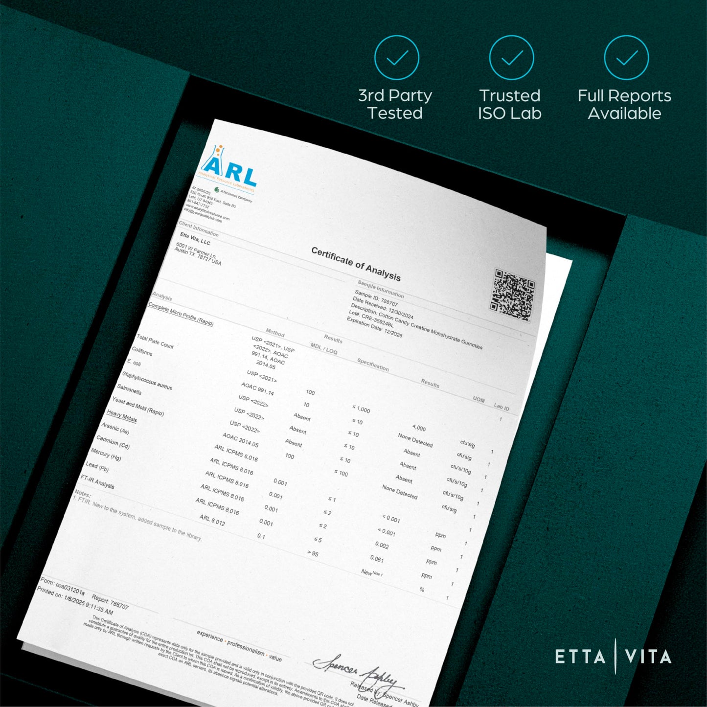 Sugar-Free Creatine Monohydrate Gummies (5g Per Packet)