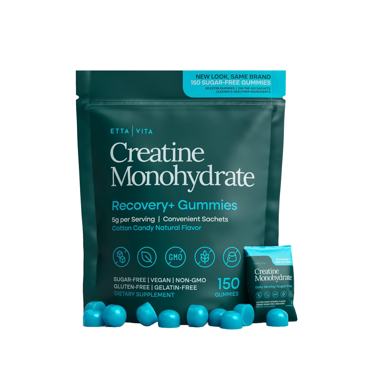Sugar Free Creatine Gummies - Muscle Tone & Recovery Supplement
