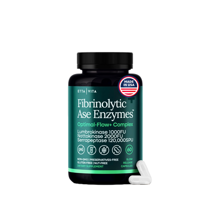 Fibrinolytic ASE Enzymes | Nattokinase with Lumbrokinase and Serrapeptase