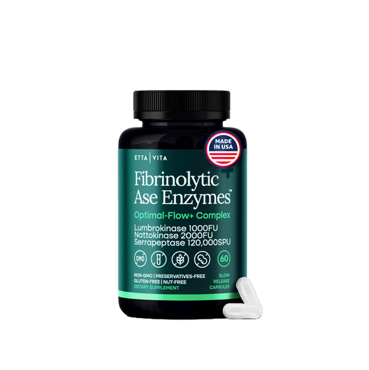 Fibrinolytic ASE Enzymes | Nattokinase with Lumbrokinase and Serrapeptase
