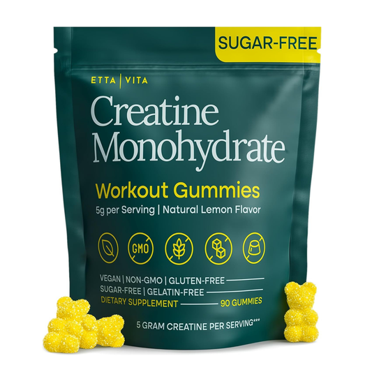 Potent Creatine Gummies for Men & Women [Lemon Drops Candy Flavor]