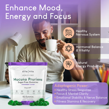 Sugar-Free Mood Support Gummies - Natural Wellness Supplement