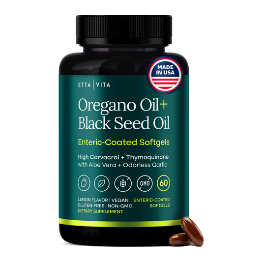 Oil of Oregano + Black Seed Oil — Enteric-Coated Vegan Softgels