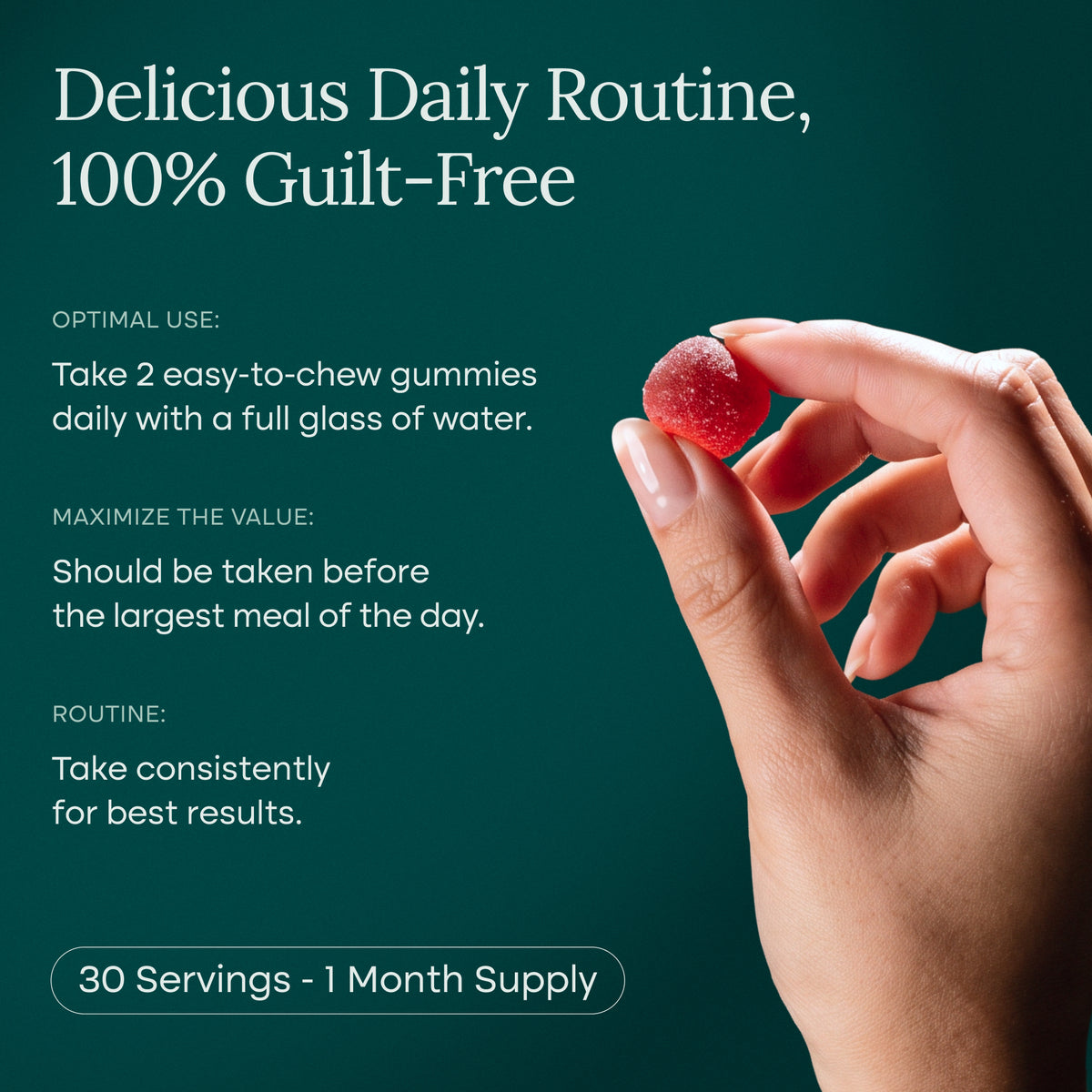 Berberine Watermelon Gummies with ACV, Ceylon Cinnamon, and Milk Thistle