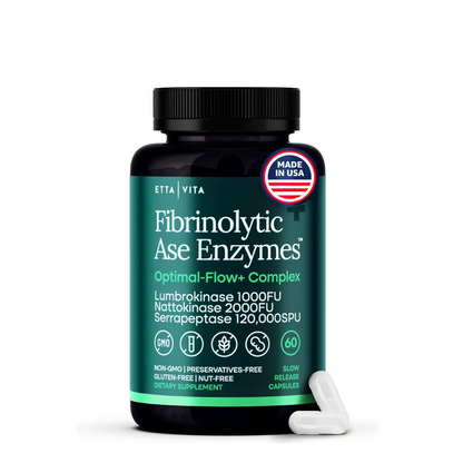 Fibrinolytic ASE Enzymes | Nattokinase with Lumbrokinase and Serrapeptase
