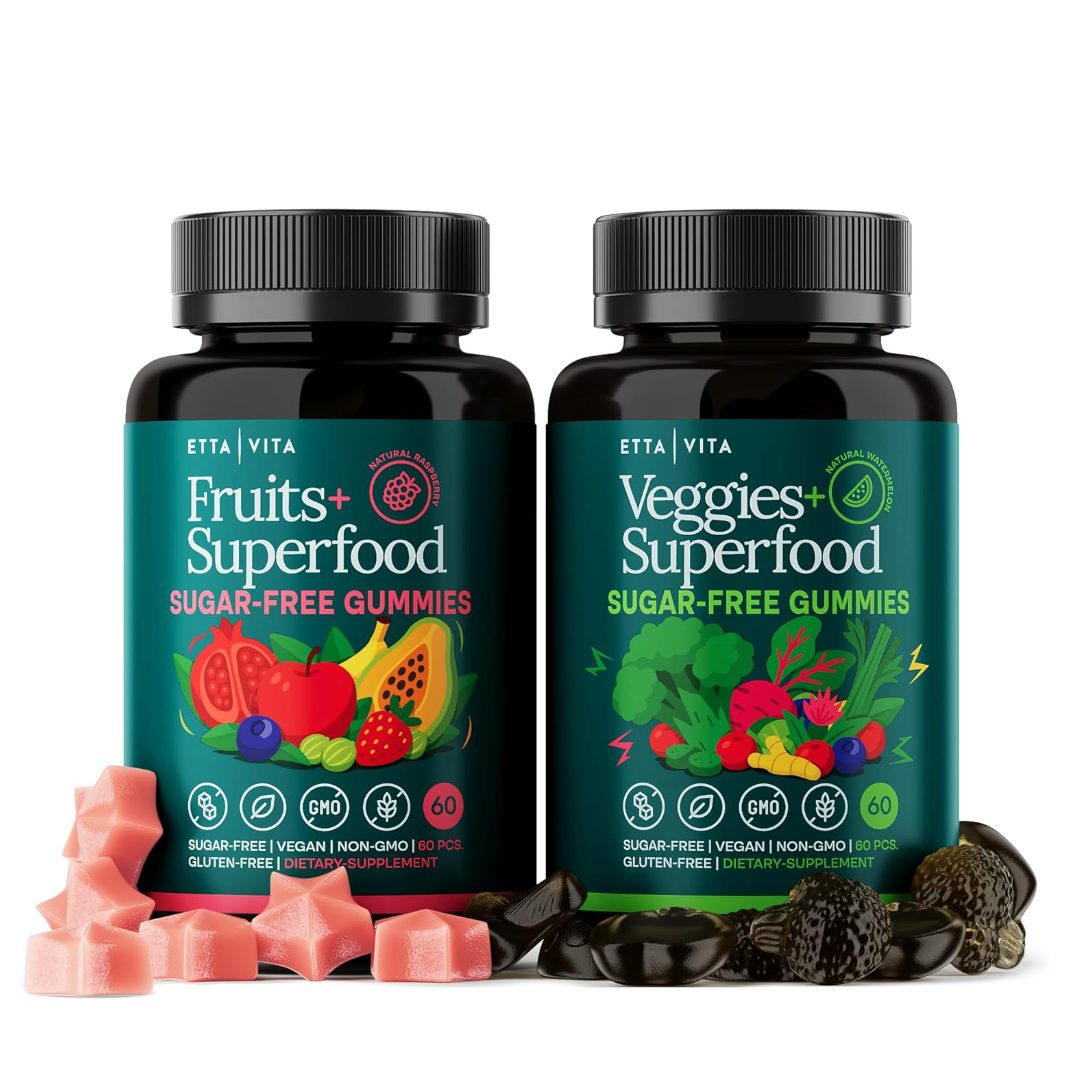Superfood Fruits and Veggies Gummies | Sugar-Free