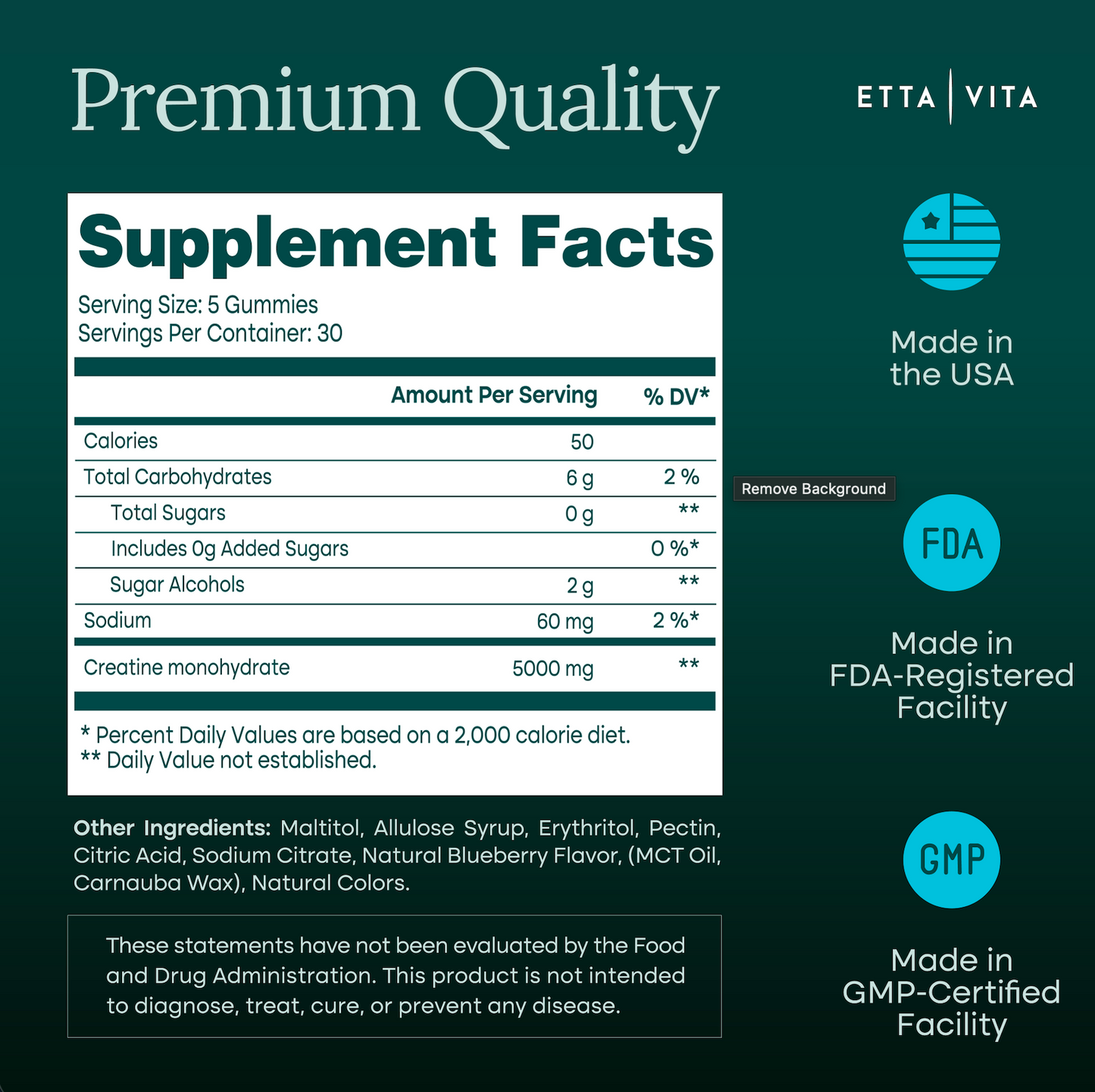 Sugar Free Creatine Gummies - Muscle Tone & Recovery Supplement