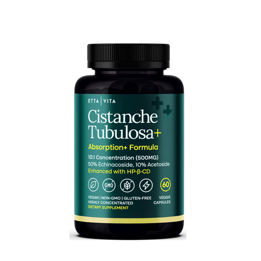 Potent Cistanche Tubulosa Capsules (500 mg) Stress Response, Mood & Cortisol Support