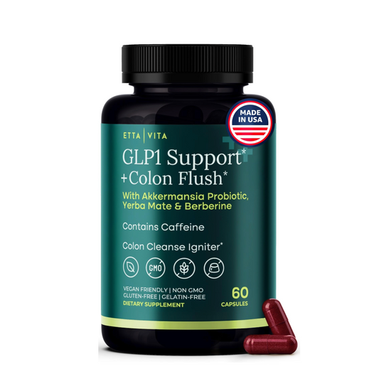 Colon Cleanse + GLP-1 Support Supplement for Weight Loss & Energy