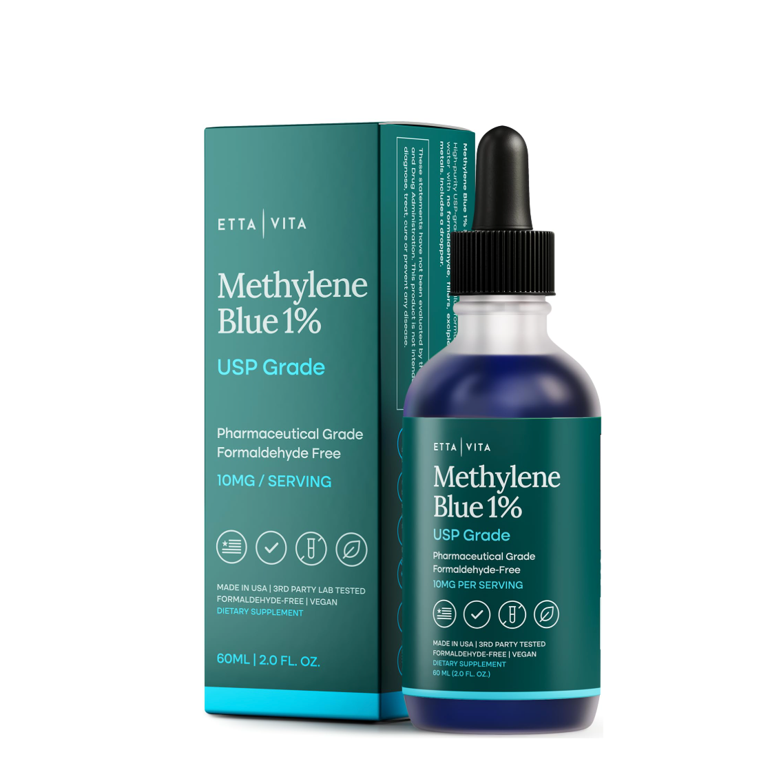 Methylene Blue Drops - USP Pharma Grade - Made In USA