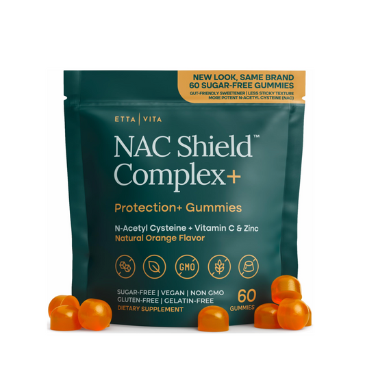 Sugar-Free Gummies - NAC Shield (Immune Support Complex) N-Acetyl Cysteine, Vitamin C & Zinc