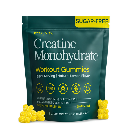 Potent Creatine Gummies for Men & Women [Lemon Drops Candy Flavor]