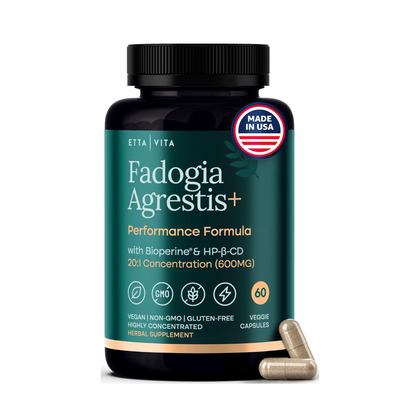 Organic Fadogia Agrestis 600mg for Natural Test Support