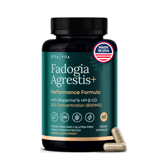 Organic Fadogia Agrestis 600mg for Natural Test Support
