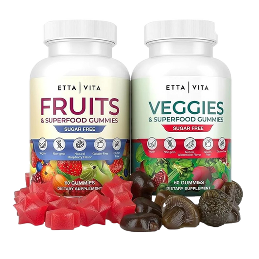 Sugar-Free Fruits and Veggies Gummies Supplement