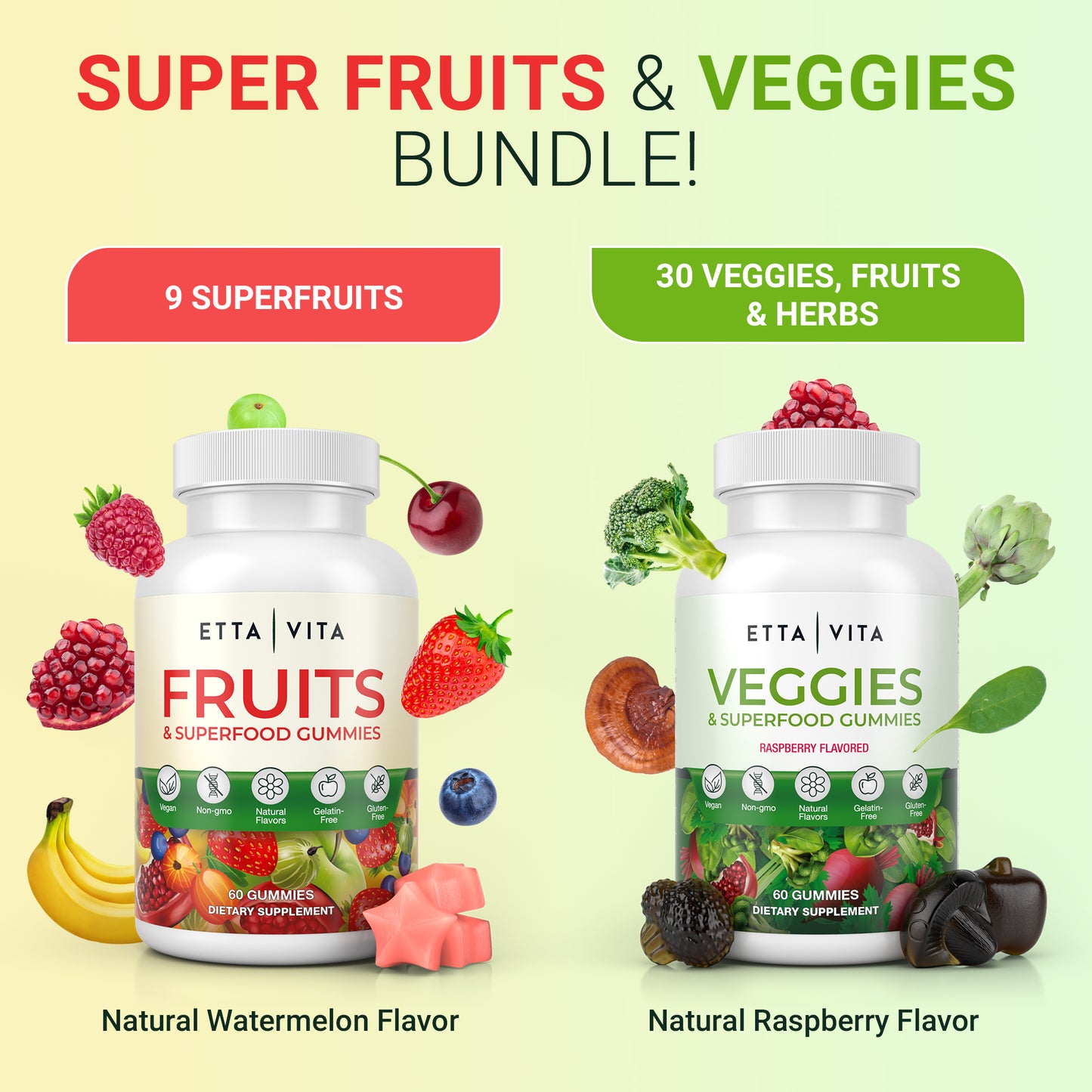 Fruits and Veggies Gummies Supplement